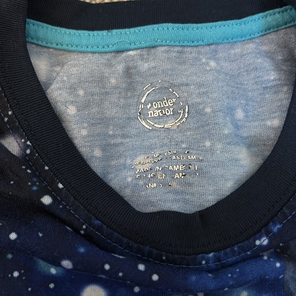 Wonder Nation boys medium Alien Short sleeve shirt- soft and comfortable - Picture 3 of 3